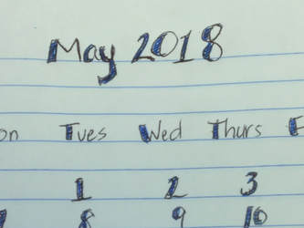 Bullet Journal - Setting up May 2018